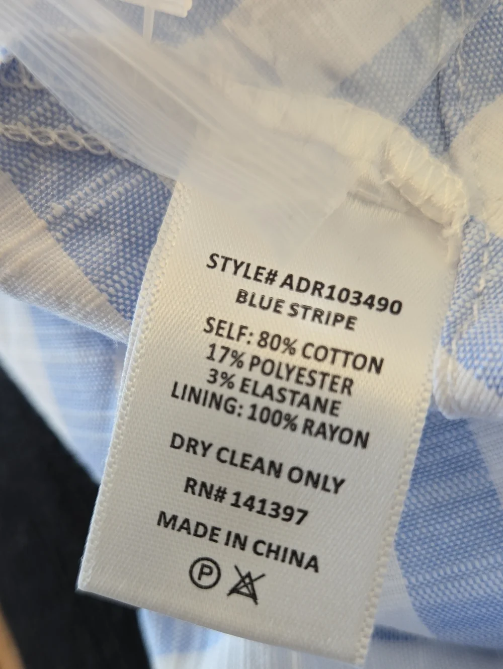 ASTR The Label Isabela Striped Sweetheart Midi Dress Blue Cream Woven Sz L NWOT